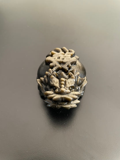 [龍年限定：金曜石龍龜] 沉穩帶金沙的暗黑法師 發