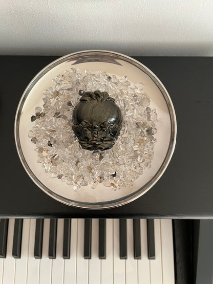 [金曜石龍龜] 沉穩帶金沙的暗黑法師 (光背)