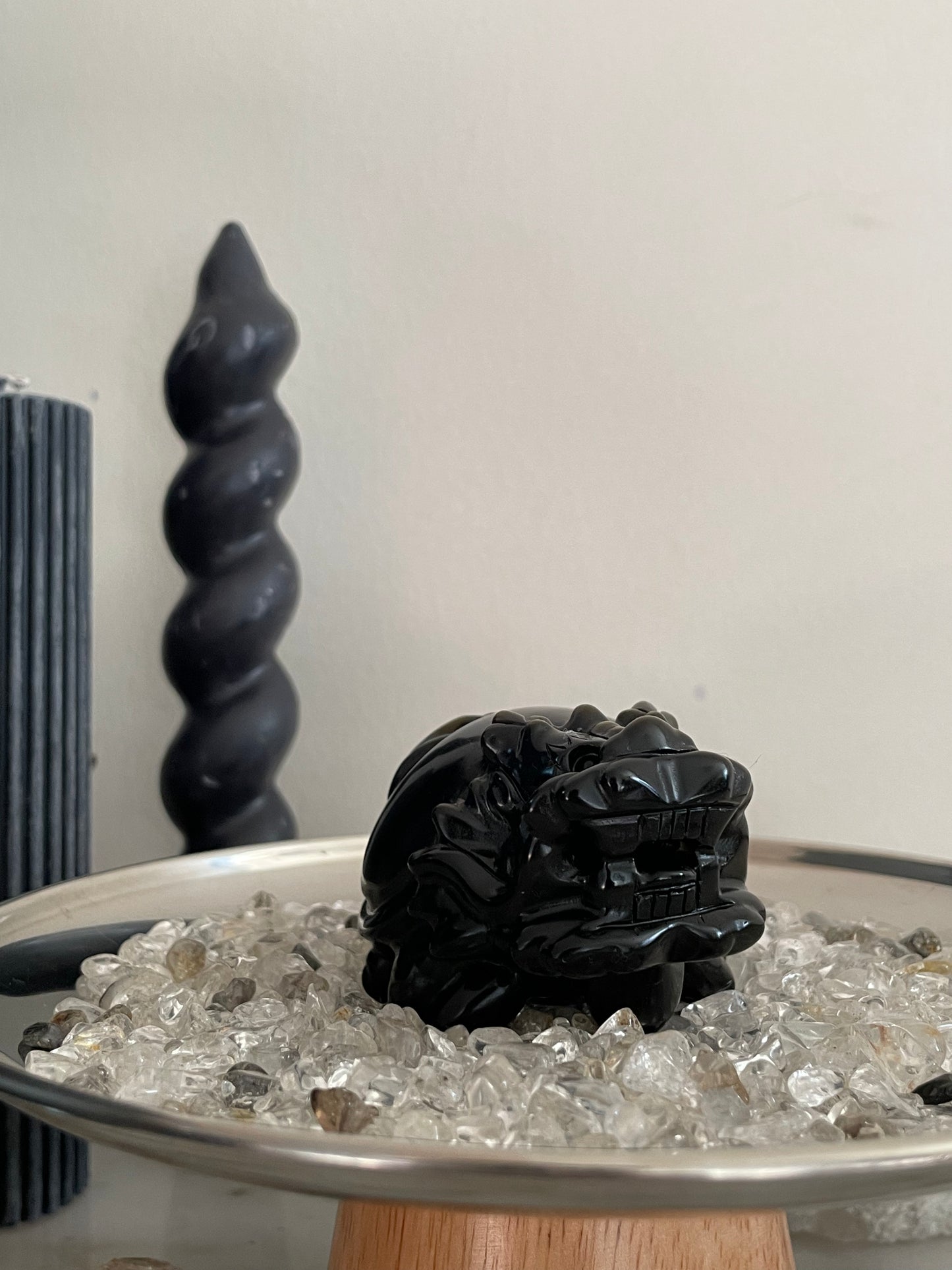 [金曜石龍龜] 沉穩帶金沙的暗黑法師 (光背)