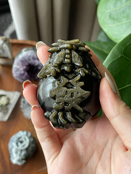 [龍年限定：金曜石龍龜] 沉穩帶金沙的暗黑法師 發
