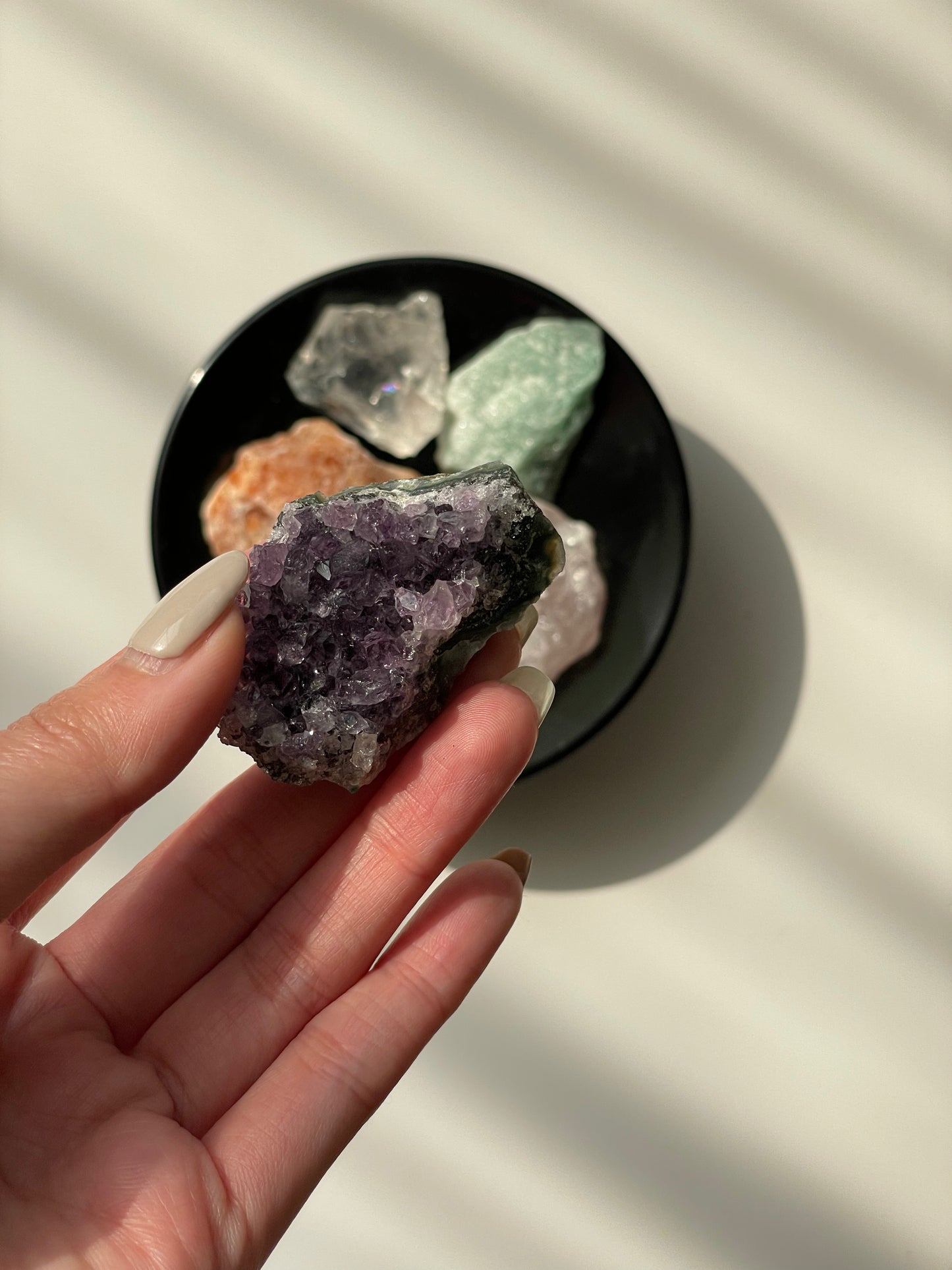 [天賜貴人套組] 烏拉圭迷你紫晶簇，祝你轉角遇貴人