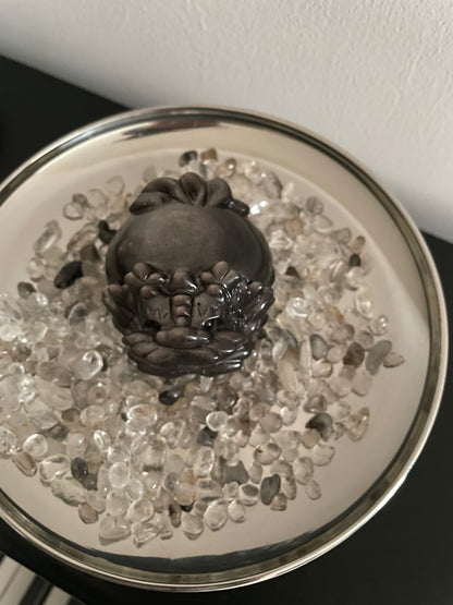 [金曜石龍龜] 沉穩帶金沙的暗黑法師 (光背)